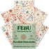 FEBU Swedish Dishcloths for Kitchen, 5 Pack Watercolor Dish Towels, Reusable Washable Non-Scratch Cellulose Cloths