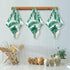 SUABO Monstera Palm Tree Leaf Kitchen Towels, 6 Pack Reusable Cleaning Dish Cloths for Kitchen