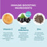 Hyland's Naturals Organic Elderberry Plus Gummies, Black Elderberry with ZINC and Vitamin C, Immune Support 60 Vegan