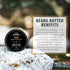 Live Bearded Beard Butter, 3 fl oz, All-Natural Leave-in Conditioner and Softener with Shea, 1880 Scent - Bourbon,
