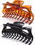 Thick Hair Super Large Clips, Crystal Plastic Claw Clamps Hairgrips Accessories for Women, 2 Pack