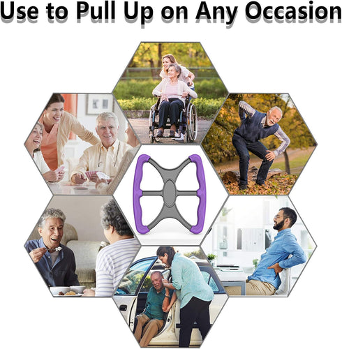 OVIFM Lift Assists Standing Aid-Handicap Bar with None Slip Grip Handles, Portable Lift Aid to Transfer Elderly