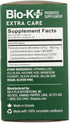 Bio-K + Extra Care Probiotic Supplement Capsules for Adult Men and Women, 80 Billion Active Bacteria, 20 Capsules/Box
