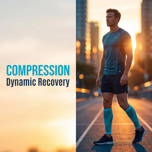 KEKING Calf Compression Sleeves for Men Women, Leg Compression Sleeves, Footless Compression Socks for Running, Shin