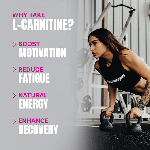 PROSUPPS L-Carnitine 1500 Stimulant Free Liquid Shots for Men and Women - Energizer Workout Drink, 31 Servings, Berry