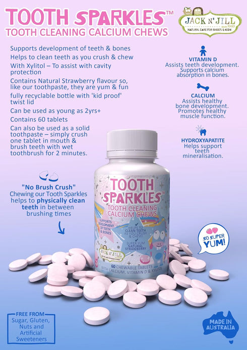 Jack N' Jill Brushing Essentials Combo Pack: Kids Toothbrush, Natural Certified Strawberry Toothpaste & Tooth Cleaning