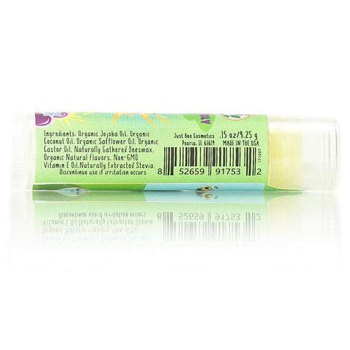 Lappy Lips Organic 100% Natural Lip Balm for Kids, 6 Flavors, Restores and Heals Dry Chapped Lips