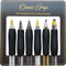 Chrome Cherry Omni Grip 6 Pack with Comfort Grips for Pen and Pencil