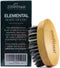ZilberHaar Elemental Beard Brush for Men, Stiff Natural Bristles and Beech Wood Mustache Brush, 3 Inches Long