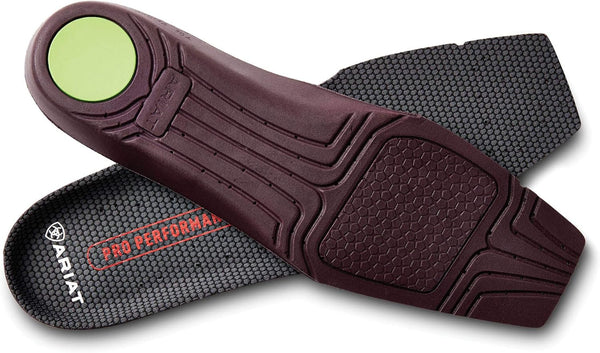 ARIAT Women's Pro Performance Insoles - Wide Square Toe, Multicolored, 9 W
