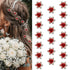 YISSION 20Pcs Mini Rose Flower Hair Clips - Cute Rhinestone Hair Pins Small Decorative Hair Clips for Girls Women