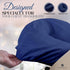 London Linens Pack of 4 Blue Premium Extra Thick 100% Cotton Flannel Massage Tables Face Cradle Covers