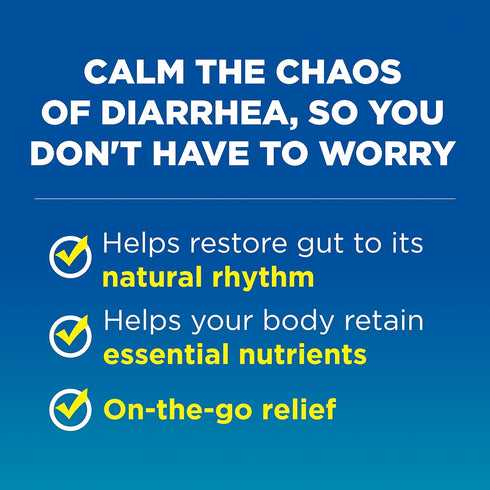 Imodium AD Diarrhea Relief Caplets - Loperamide Hydrochloride Anti-Diarrheal Medicine, 6 Count