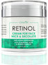 Retinol Cream for Face - Anti-Aging Moisturizer with Hyaluronic Acid for Dry Skin, Collagen Face Cream