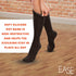 Moderate Compression Knee Highs - Ease Opaque Silicone Support Band