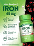 Ferrous Sulfate Iron Supplement, 65 mg, 120 Tablets, Non-GMO, Gluten Free by Nature's Truth