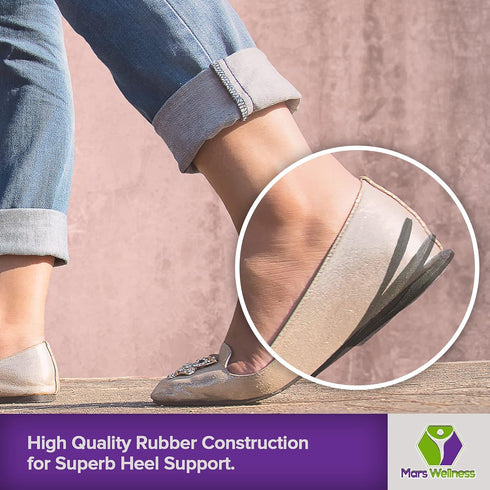 Premium Adjustable Orthopedic Heel Lift - Made in The USA for Heel Pain and Leg Length Discrepancies - Large