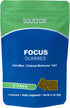 Soultox Focus Lion's Mane Gummies, Single Pack | Citrus Flavor Vegan Formulation with Organic Lions Mane and Cordyceps