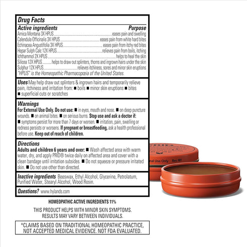 Hyland's PRID Drawing Salve Naturals - 2 PACK
