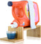 Skywin Wood Laundry Detergent Holder & Drip Tray Catcher, Wood Soap Dispenser, Laundry Bottle Stand, Organizer.