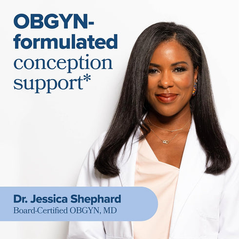 PREGGO Conception Support Capsules for Women - OBGYN-Formulated Pre Prenatal Vitamins, 60 Count