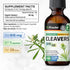 Cleavers Leaf Tincture, Organic Cleavers Herb Liquid Extract, Natural Body Detox, Vegan Drops, 2 Fl.Oz.