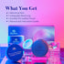 Menstrual Disc Reusable, Silicone Menstrual Disc, Comfortable Period Disc, Easy to Use & Extract, Simple to Clean