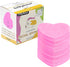 Women 60-Count Compressed Cellulose Heart Shape Face Sponges - 100% Natural Cosmetic Sponges for Cleansing &