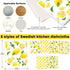 6 Pack Swedish Dishcloths for Kitchen, Reusable Absorbent Cellulose Cleaning Sponge Cloths, Biodegradable