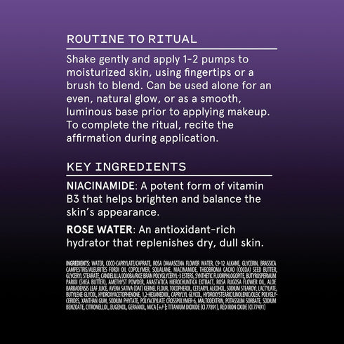 Let Me Glow Illuminating Serum & Makeup Primer - 1 Fl Oz - Brightens & Plumps for Dewy Skin with Niacinamide