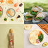 Bee's Wrap Reusable Beeswax Wraps for Food - Honeycomb Bread Wrap, Eco-Friendly Storage Bags
