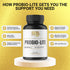 Golden After 50 Probio-Lite, Probiotics for Gut Health and Digestion Support, 30 Gelatin Capsules