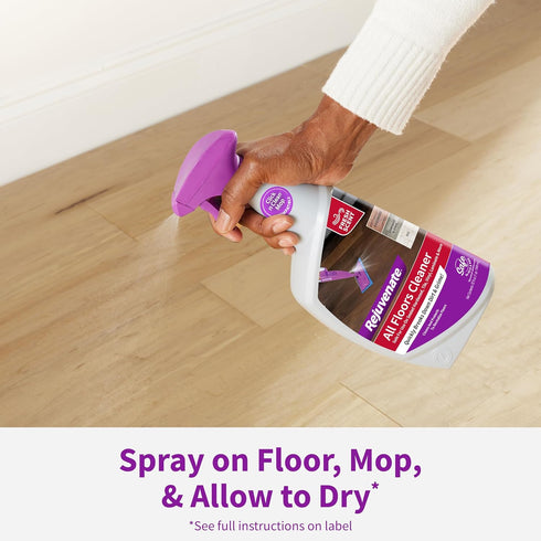 Rejuvenate High Performance All-Floors Cleaner: No Bucket Needed, Powerful PH Balanced Shine, 32oz