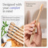 Bamboo Toothbrushes Medium Bristles, 10 Pack, BPA Free, Eco-Friendly, Compostable & Biodegradable for Adults