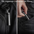 TISUR Small Keychain Pill Holder: Titanium Metal Travel Pill Case, Portable Organizer Container for Purse, Waterproof