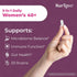 MaryRuth Organics 3-in-1 Daily Health 40+ Probiotics for Women - 50 Billion CFU - 30 ct - Estrogen Supplement
