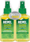 Repel Plant-Based Lemon Eucalyptus Insect Repellent Pump Spray, 4 Ounce (Pack of 2)