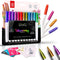 Vanli’s Temporary Tattoo Markers – Body Markers for Adults & Teens, 10 Waterproof Tattoos and 30 Stencil Papers Included