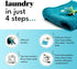 Zero Trace All Natural Laundry Detergent Sheets, 72 Sheets, Eco Friendly & Unscented, 144 Loads