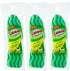 Libman 1484 All-Purpose Scrubbing Dishwand Refills, 3 Pack of 2 Sponges Each for 6 Total Sponges, Green