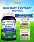 aSquared Nutrition 1000mg Milk Thistle Supplement - 200 Capsules, Max Strength 4X Concentrated Extract