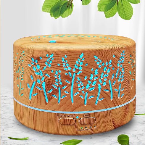 Diffusers for Essential Oils Large Room,600ml Essential Oil Diffusers for Home,Waterless Auto