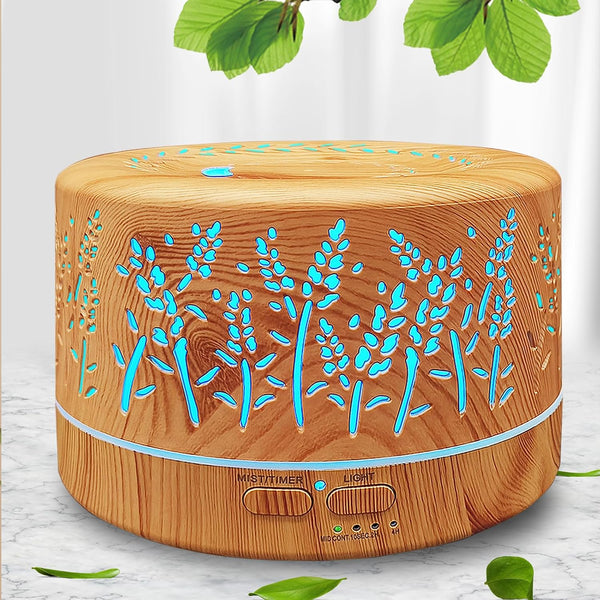Diffusers for Essential Oils Large Room,600ml Essential Oil Diffusers for Home,Waterless Auto