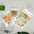 100 Pack Resealable Mylar Bags, 4 x 6 Inch Flat Zip Lock Bags for Food Storage Packaging