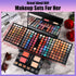 Women Makeup Sets Full Kits - 190 Colors Cosmetic Make Up Gifts with Eyeshadow, Blusher, Eyebrow Powder, and Mirror