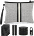 HOMEAL Smell Proof Bag Kit - Smell Proof Pouch with Lock, Stash Box, Odor Proof Containers for Travel and Home (Grey)