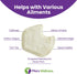 Premium Dancers Pads for Ball of Feet Pain - Sesamoiditis Pads - Made in USA - 12 Pieces Left Foot