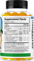 Genius IQ Kids Brain Supplements for Memory and Focus, Omega 3-6-9 Gummy Vitamins, 60 Gummies