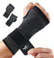 HiRui 2-Pack Wrist Brace - Hand Compression Sleeves with Straps for Fitness, Weightlifting, MTB Tendonitis Relief