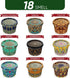 Vortixx 18-Pack Set 2.5oz 10+ (18scent) Aromatherapy Candle - Travel-Size Scented Candles Each | Hour Relaxing